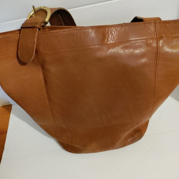 Vintage Coach XL Soho Carryall Weekender Shoulder Tote Bag 4082 British Tan - Picture 7 of 15